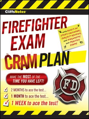 cover image of CliffsNotes Firefighter Exam Cram Plan